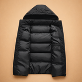 Men's Hooded Quilted Puffer Vest
