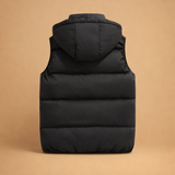 Men's Hooded Quilted Puffer Vest