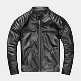 Men's Vintage Leather Motorcycle Jacket