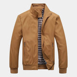 Men's Stand Collar Zip Jacket