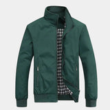 Men's Stand Collar Zip Jacket