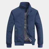 Men's Stand Collar Zip Jacket