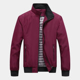 Men's Stand Collar Zip Jacket