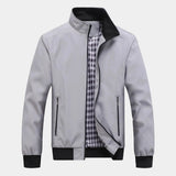 Men's Stand Collar Zip Jacket