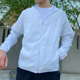Men's Lightweight Hooded Windbreaker Jacket