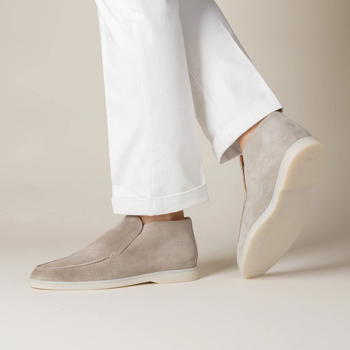 Men's Suede-Style Slip-On Shoes