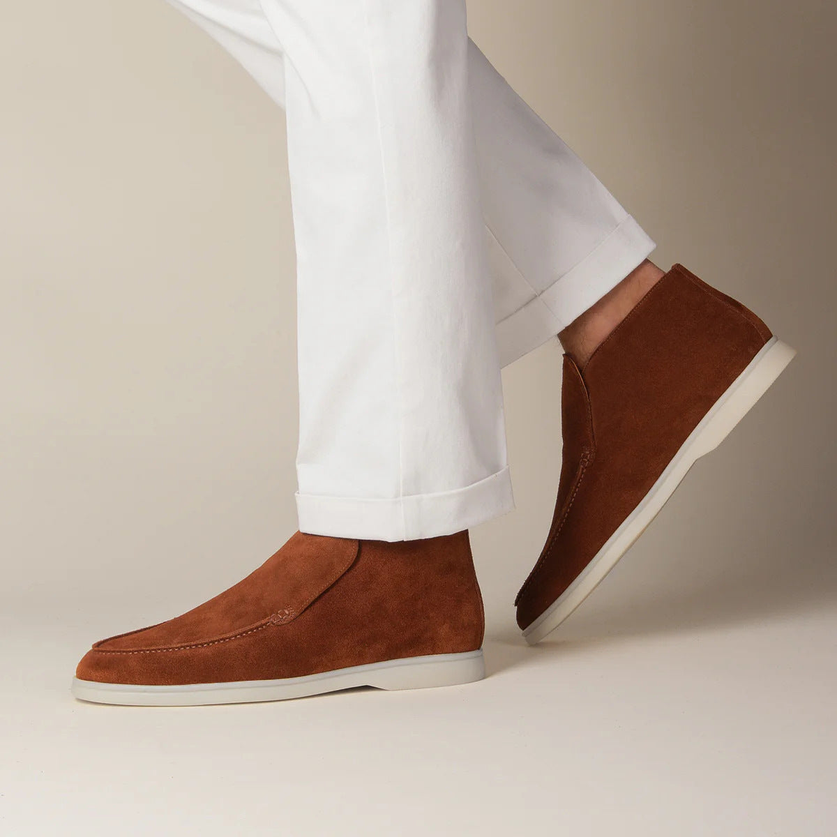 Men's Suede-Style Slip-On Shoes