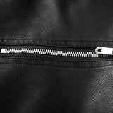 Men's Faux Leather Moto Jacket