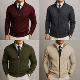 Men's Zip-Up Knit Cardigan