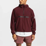 Men's Quarter Zip Pullover Hoodie