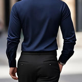 Men's Tailored Button-Up Dress Shirt