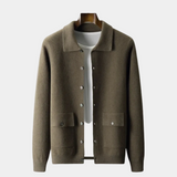 Men's Button Front Knit Cardigan