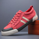 Men's Canvas Lace-Up Casual Sneakers