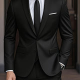 Men's Three-Piece Slim Fit Suit