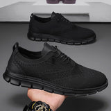 Men's Breathable Knit Slip-On Sneakers