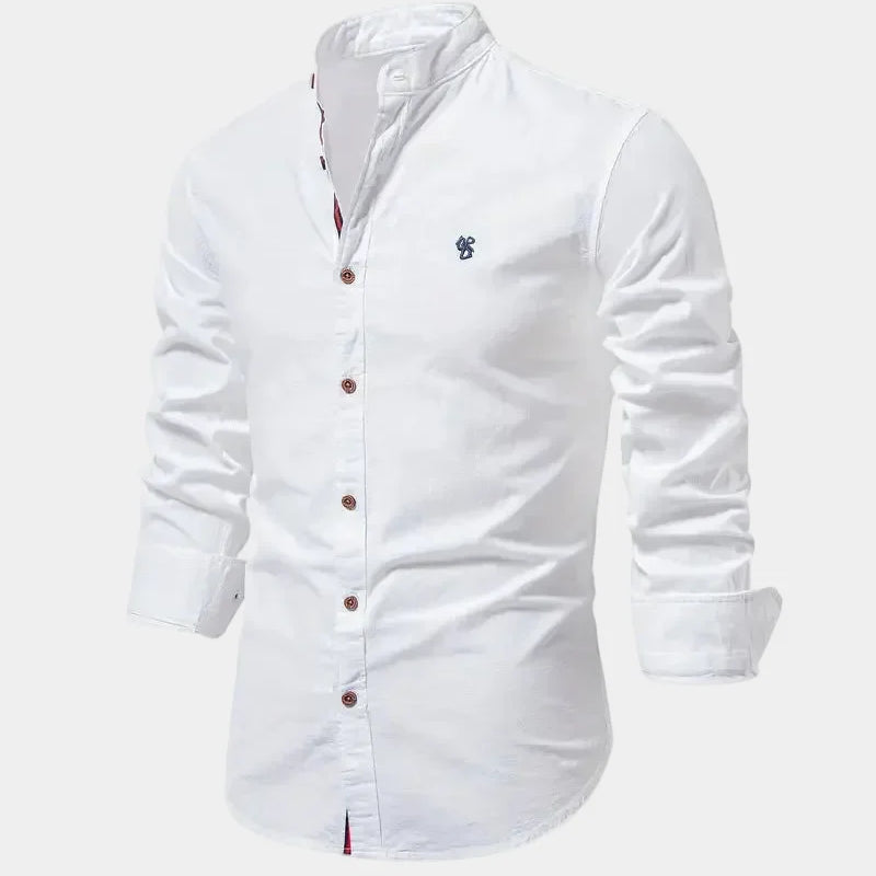Men's Slim Fit Button-Up Shirt