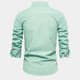 Men's Slim Fit Button-Up Shirt