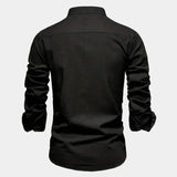 Men's Slim Fit Button-Up Shirt