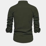 Men's Slim Fit Button-Up Shirt
