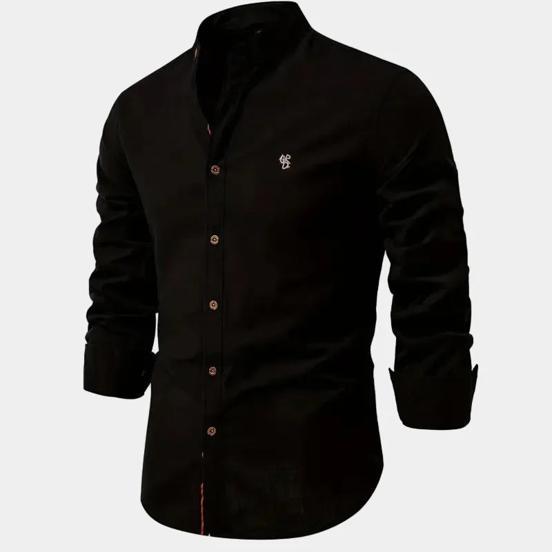 Men's Slim Fit Button-Up Shirt