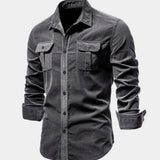 Men's Utility Button-Up Shirt