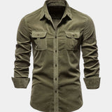 Men's Utility Button-Up Shirt