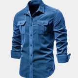 Men's Utility Button-Up Shirt