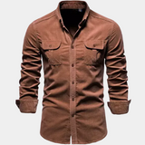 Men's Utility Pocket Long Sleeve Shirt