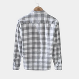 Men's Plaid Long Sleeve Button Shirt