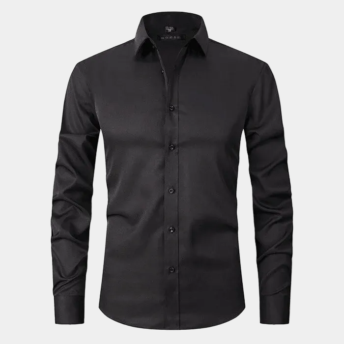 Men's Slim Fit Long Sleeve Dress Shirt