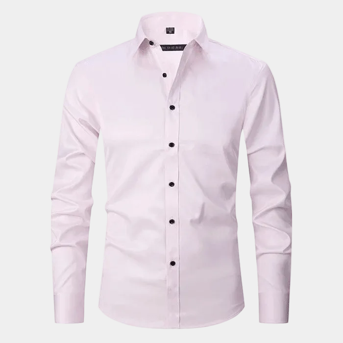 Men's Slim Fit Long Sleeve Dress Shirt