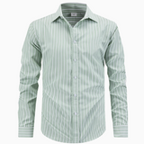 Men's Striped Button-Up Shirt