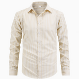 Men's Striped Button-Up Shirt