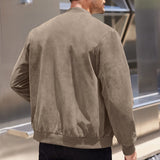 Men's Lightweight Stand-Collar Zip-Up Jacket