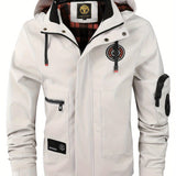 Men's Hooded Utility Zip Jacket