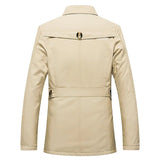 Men's Sherpa Lined Double Breasted Trench Coat