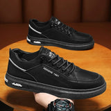 Men's Suede Lace-Up Casual Sneakers