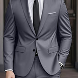 Men's Three-Piece Slim Fit Suit