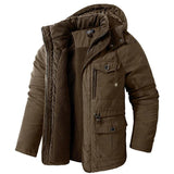 Men's Hooded Sherpa Lined Utility Parka