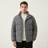 Men's Quilted Puffer Zip Jacket
