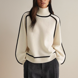 Women's Lightweight Brown Autumn Relaxed Fit Jumper