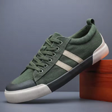 Men's Canvas Lace-Up Casual Sneakers