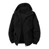 Men's Hooded Utility Zip Jacket