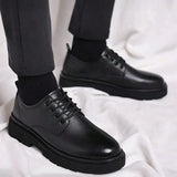 Men's Classic Leather Derby Shoes