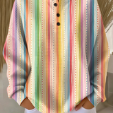 Colour Block Waffle Knit Crew Neck Sweater