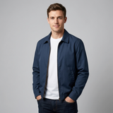 Men's Zip-Up Casual Jacket