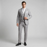 Men's Slim Fit Three Piece Business Suit