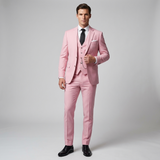 Men's Slim Fit Three Piece Business Suit