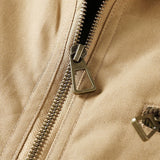 Men's Shirt-Collar Utility Jacket with Full Zip