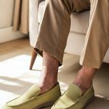 Men's Suede Penny Loafers